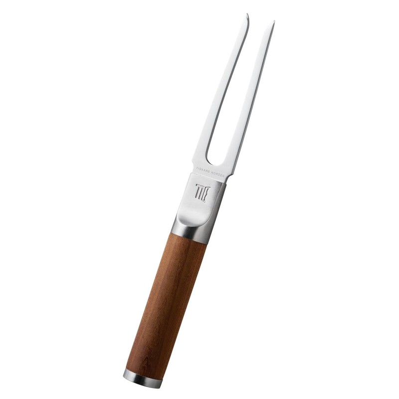 Fiskars Norden 1065250 Meat Fork, Length: 24.6 cm, Stainless Steel/Birch