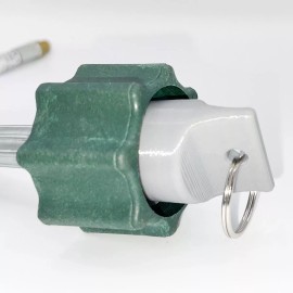 AzJake Creations Propane Hose Protector Plug 2-Pack - QCC1 Threaded for RV, BBQ Grill, Travel USA