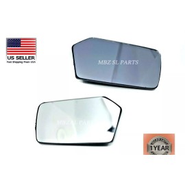 MBZ SL W107 W114 W115-116-123 Pair of side Exterior Mirror Glass Left & Right Mercedes