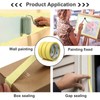 BOMEI PACK Yellow Masking Tape Decorative Writable Yellow Painters Tape