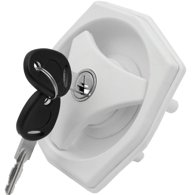 CR-MOESANCO® Caravan or Motorhome Door Lock with Cylinder and Two