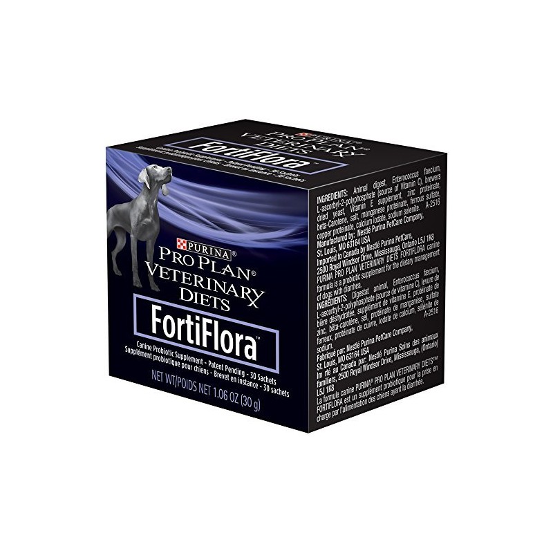 Purina Fortiflora Canine Nutritional Supplement Box (3 Pack), 30gm/90 Count