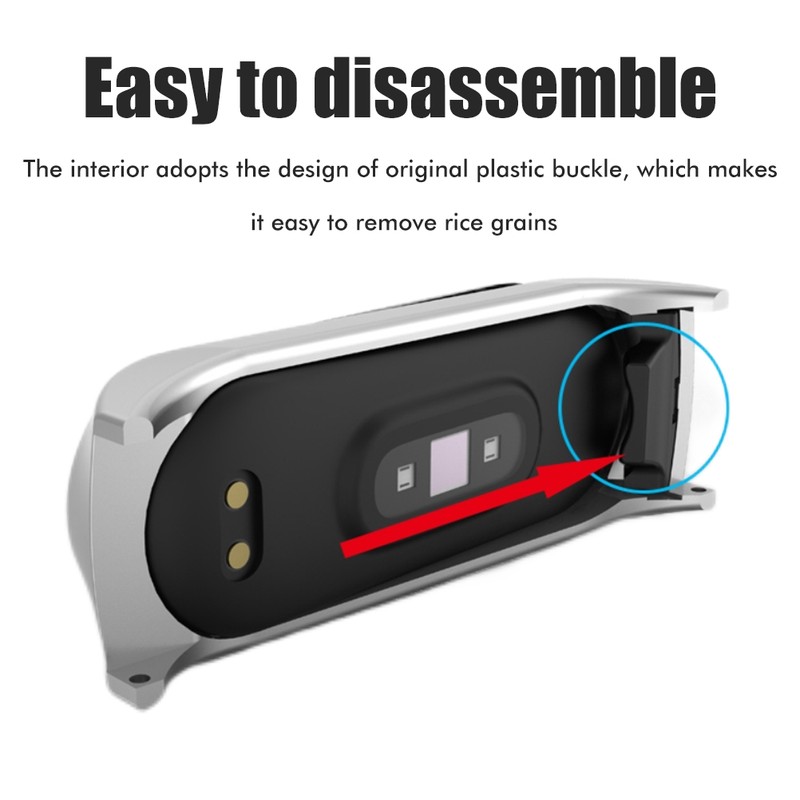 Replacement Wristbands Compatible for Xiaomi Band 7 Metal Straps Waterproof