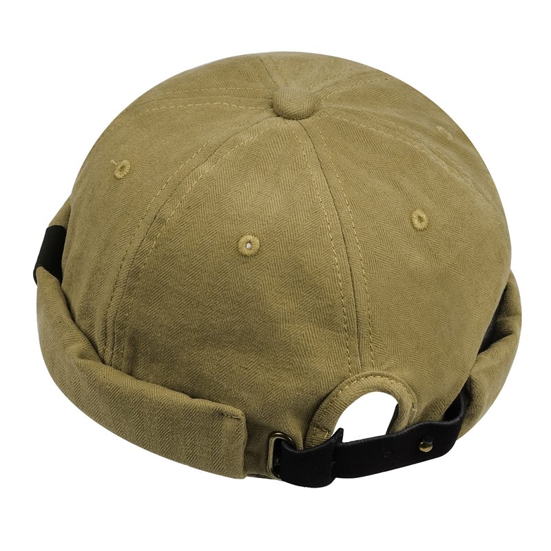 Clakllie Cotton Docker Cap, Sailor Harbour Hat, Original Docker Hat,