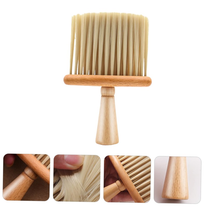 FRCOLOR 1pc Practical Beard Brush with Unique Handle Design Ergonomic