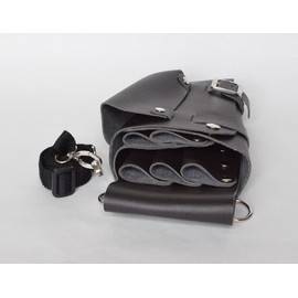 Hairdresser Scissor Case Black Bag (Black)
