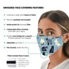 Snoozies 3-Layer Washable Face Mask w Filters & Nose Bridge