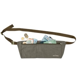 Tatonka Skin Moneybelt - Flat and Lightweight Bum Bag with 2 Compartments for Discreet Wearing Under Clothing (Olive)