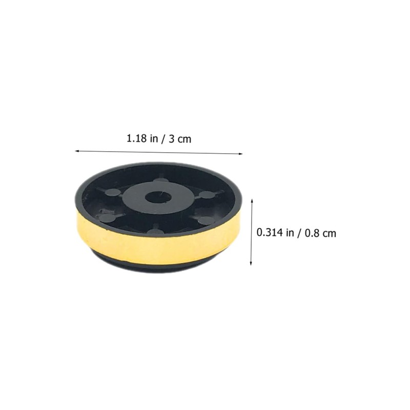 TEHAUX 12pcs Speaker Isolation Feet Pads Vibration Dampers for Turntable