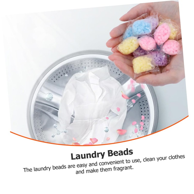 NOLITOY 2sets Laundry Cleaning Tools Scent Booster Beads Deep Cleaning
