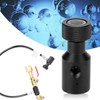 CO2 Refill Adapter Bottle Connector Regulator On/Off Adapter with 2