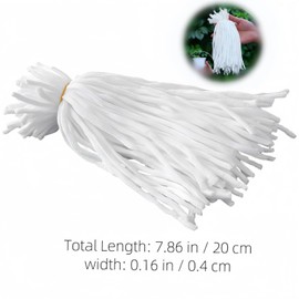 Wzenclave 200pcs Absorbent Cotton Rope Self Watering Rope Wicking Watering Kit Vacation Plants Sitters White