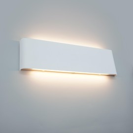 KICAAO 15.7in White Modern Wall Sconce 2-Pack,20W Indoor Vanity Light Up and Down LED Vanity Light for Bathroom Wall Lighting Fixtures Not Dimmable Not Plug (Warm Light 3000K)