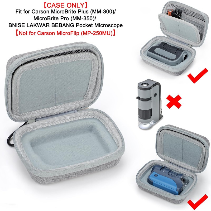 Jiusion Handheld Microscope Case for Carson MicroBrite Plus (MM-300) BNISE