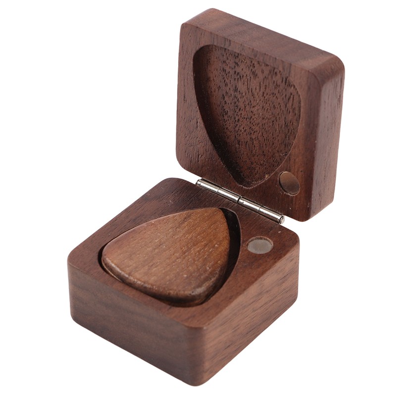 Wood Guitar Pick Holder Set 3 Pcs Wooden Guitar Picks
