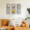upsimples A4 Picture Frame, Display Pictures 6x8 with Mat or
