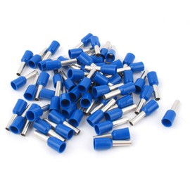 IIVVERR 50pcs AWG14 Wire Copper Crimp Connector Insulated Ferrule Pin Cord End Terminal (50 unids AWG14 Alambre de cobre Conector de crimpado aislado Terminal de cable de extremo de cable de clavija