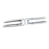 2x Chrome Front Grill Inserts Cover Trim Sticker Fits Ram