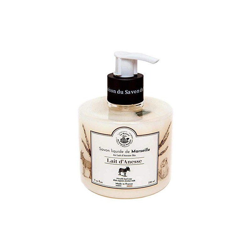 Liquid Soap 330 ml, organic donkey milk - La Maison