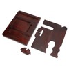 Wood Phone Docking Station Clear Texture Docking Station Organizer with