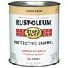 RustOleum (2)-Qts Gloss Sand Rust-Oleum Protective Rust Control Enamel Paint 7771-502