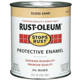 RustOleum (2)-Qts Gloss Sand Rust-Oleum Protective Rust Control Enamel Paint 7771-502