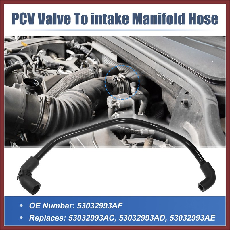 HEROFFIX 53032993AF PCV Positive Crankcase Ventilation Hose for Dodge Nitro