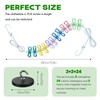 2 Pack Magnetic Retractable Clothes Line for Cabin - Approved
