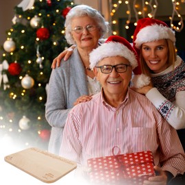 LOOPES Grandpa Gifts Christmas Wooden Breakfast Board Grandpa Christmas Gifts Breakfast Board Grandfather Wooden Board Grandpa's Board Best Grandpa Gift for Birthday Christmas Father's Day