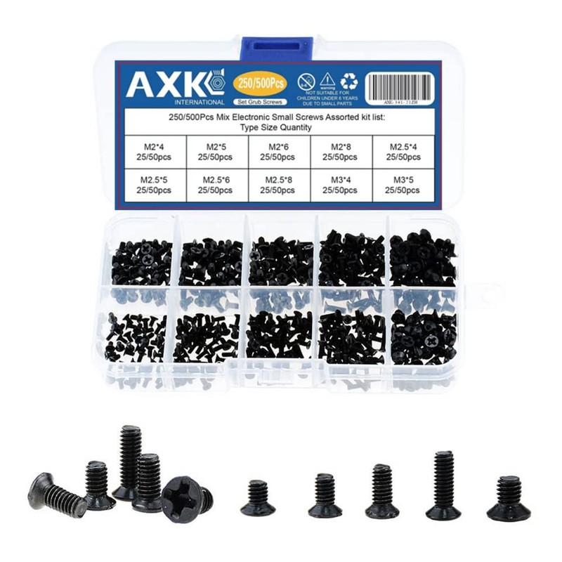 AXK GB819 M2 M2.5 M3 KM Screw Flat Head Phillips