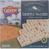 Gefen Lightly Salted Matzo, 11oz (3 Pack) Traditional Style Matzo
