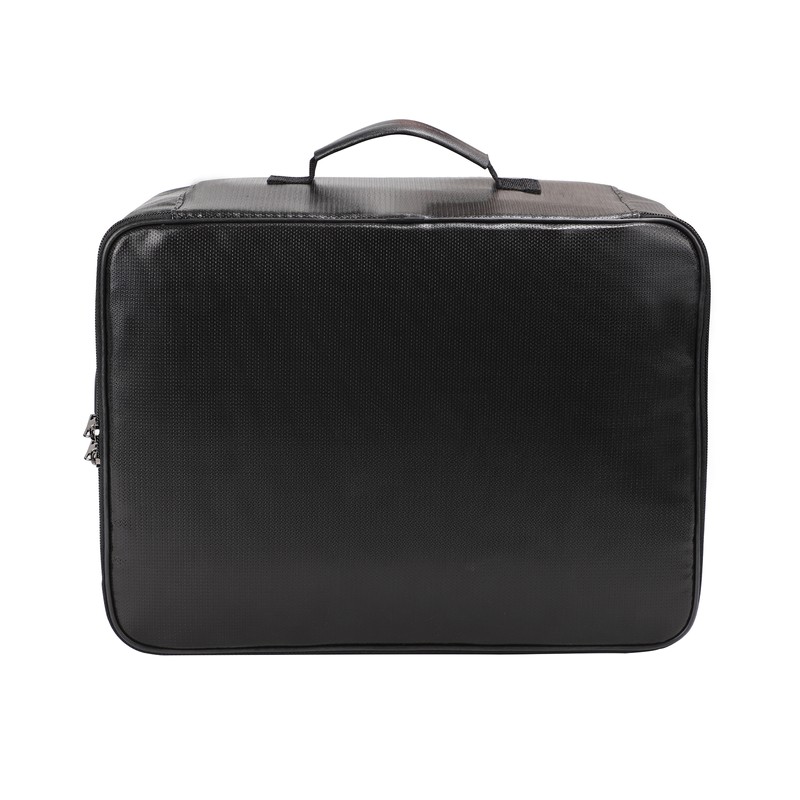 Fireproof File Document Bag Safety Organizer Zipper Closure Fire &