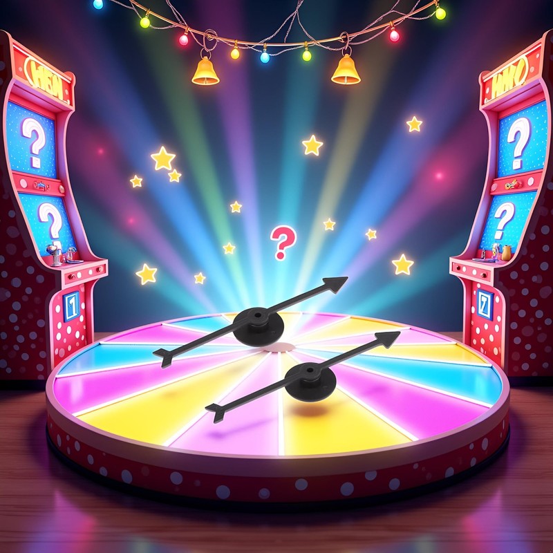 WLngtv 2Pcs Black Spinner Game Engaging Board Arrow Set,Home and
