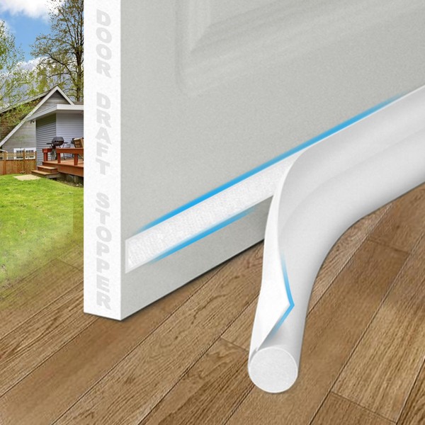 MAXTID Under Door Draft Stoppers 36 Inch White Door Draft