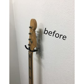 Wakabayashi Seisakusho Wall Beauty Staple Mounted Wall Hook for Gypsum Board Guitar Hero Magnetic Cover, White