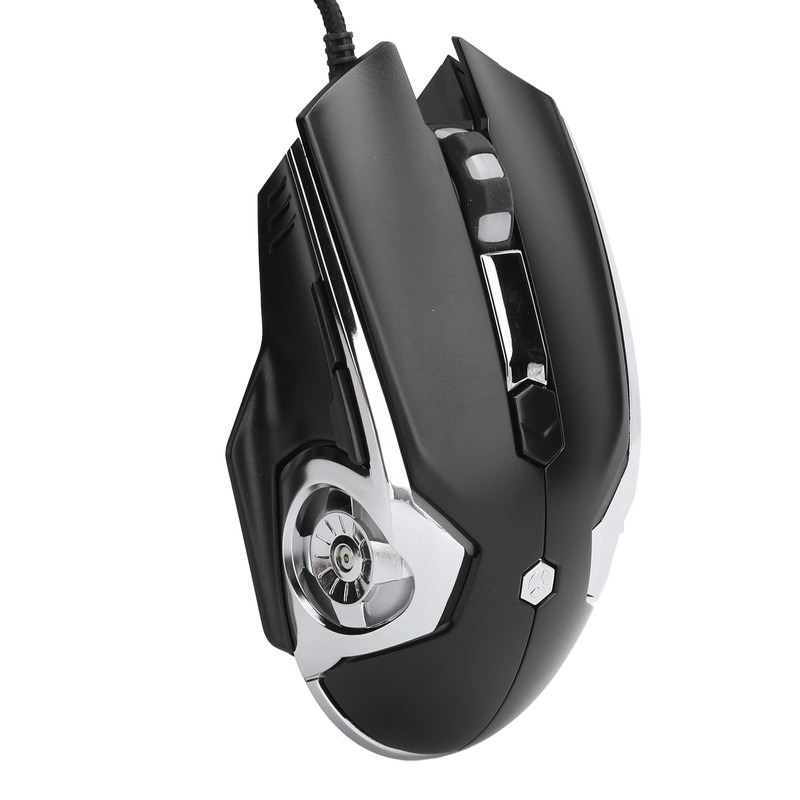 AJAZZ Wired Mouse 6 Button 4Speed DPI Adjustable Plug in