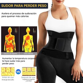 CXJYSD Cinturón De Entrenamiento De Cintura para Mujer, Dispositivo para Moldear La Cintura, Ejercicio De Sauna para Moldear La Cintura Y Dispositivo De Ajuste Abdominal