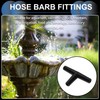 INFINAUTO Plastic Hose Barb Fittings, 3/16" T Shaped 3 Way