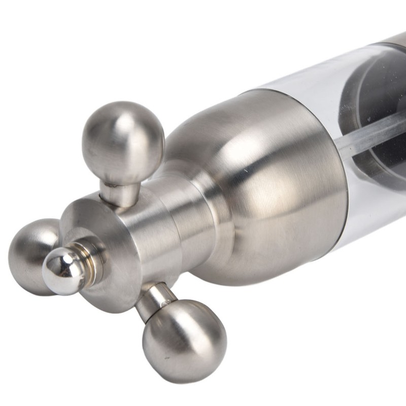 304 Stainless Steel Pepper Grinder Manual Rotation Pepper Mill Ceramic