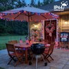 YEGUO Red White Blue Lights, 33ft 100 LED String Lights