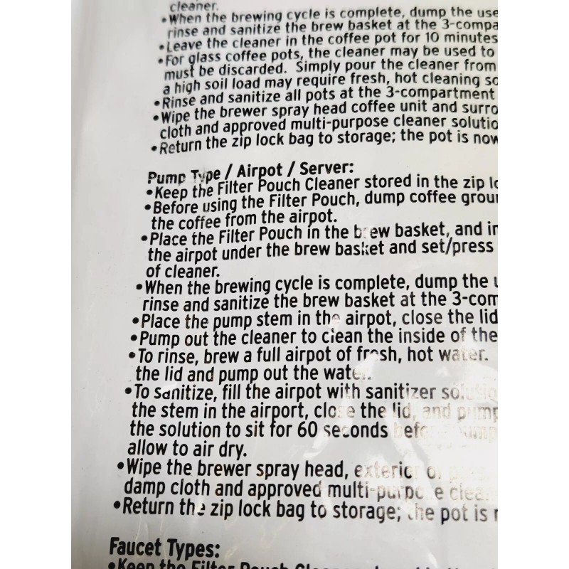 Ssdc JavaClean2 112167 Coffee Cleaner Detergent