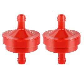 298090 394358 AM38708 1/4" Inline Gas Fuel Filter for B & S BS Lawn Mower 951-3013 394358S 5098K 7-6572 1/4" Fuel Line 75 Micron Assembly (2/Pack)