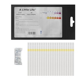 2 in1 Pool and Spa Water Tester Strips - Chlorine and pH Test Kit 20-200x Strip (20)
