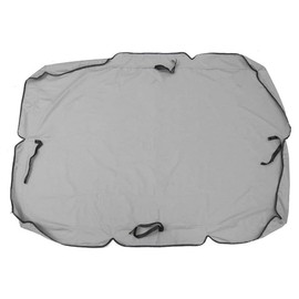 ANCLLO Swing Top Cover,3 Seater Garden Swing Canopy Cover,Outdoor Hammock Cover Waterproof Rip Proof Replacement Canopy 195x125x15cm Grey