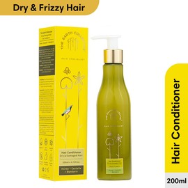 THE EARTH COLLECTIVE Hair Conditioner For Dry And Damaged Hair, 200 Ml - For Soft And Frizz free Hair - No Harmful Chemicals