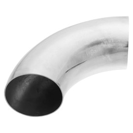 X AUTOHAUX 1Pcs OD 2.35 Inch 90 Degree Exhaust Elbow Pipe Stainless Steel