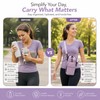 Water Bottle Carrier Bag for Travel – Insulated Nylon Crossbody