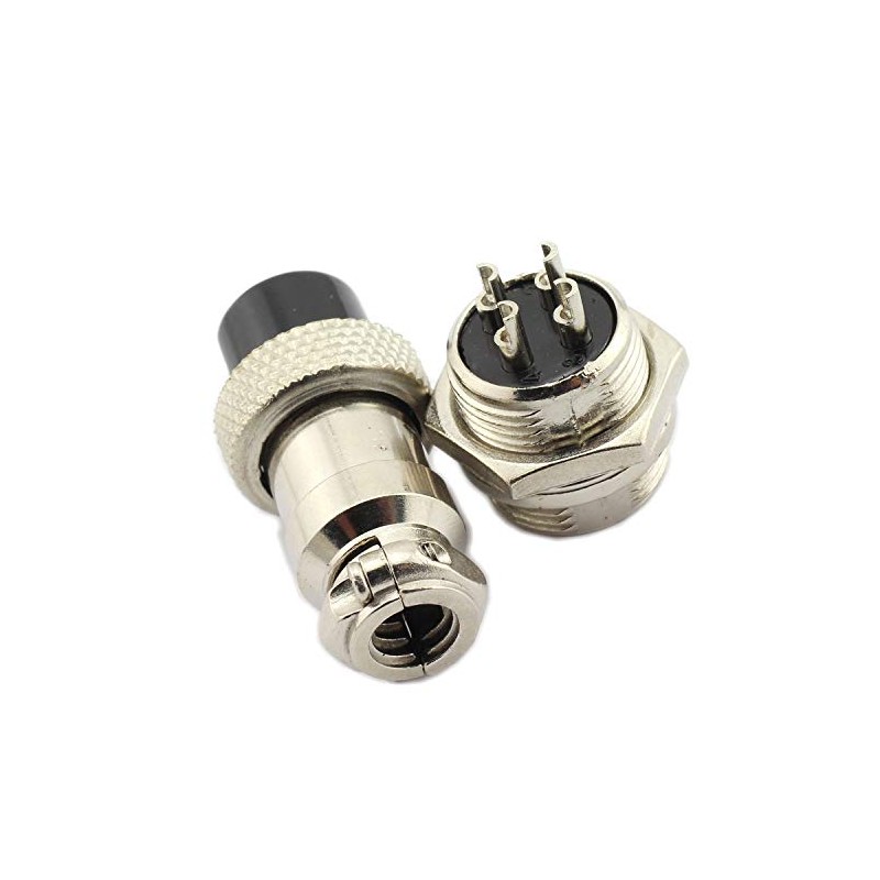 DGZZI 5Pairs GX16 4Pin macho hembra Circular Aviación Conector Enchufe