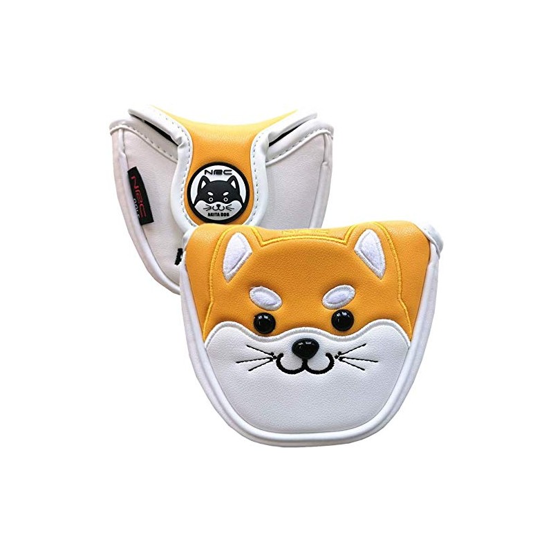 Putter Cover Headcover for Odyssey 2 Balls, Mallet, Magnetic, Scotty
