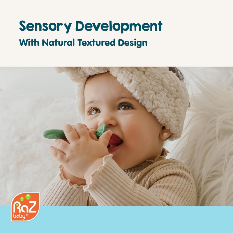 RaZ-Berry Baby Spoon/Baby's First Spoon / 100% Silicone